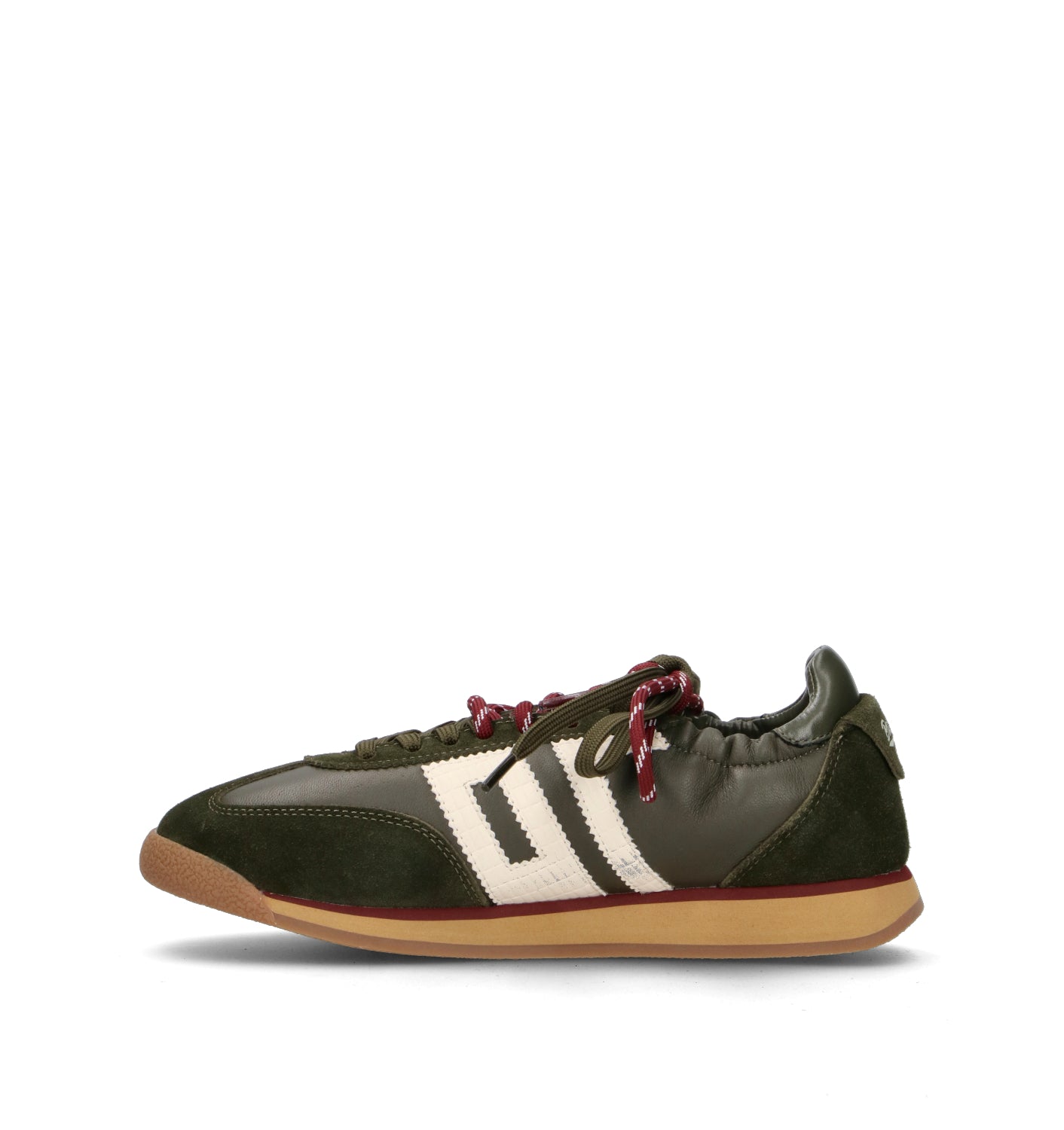 BACK 70 Sneaker donna verde in pelle