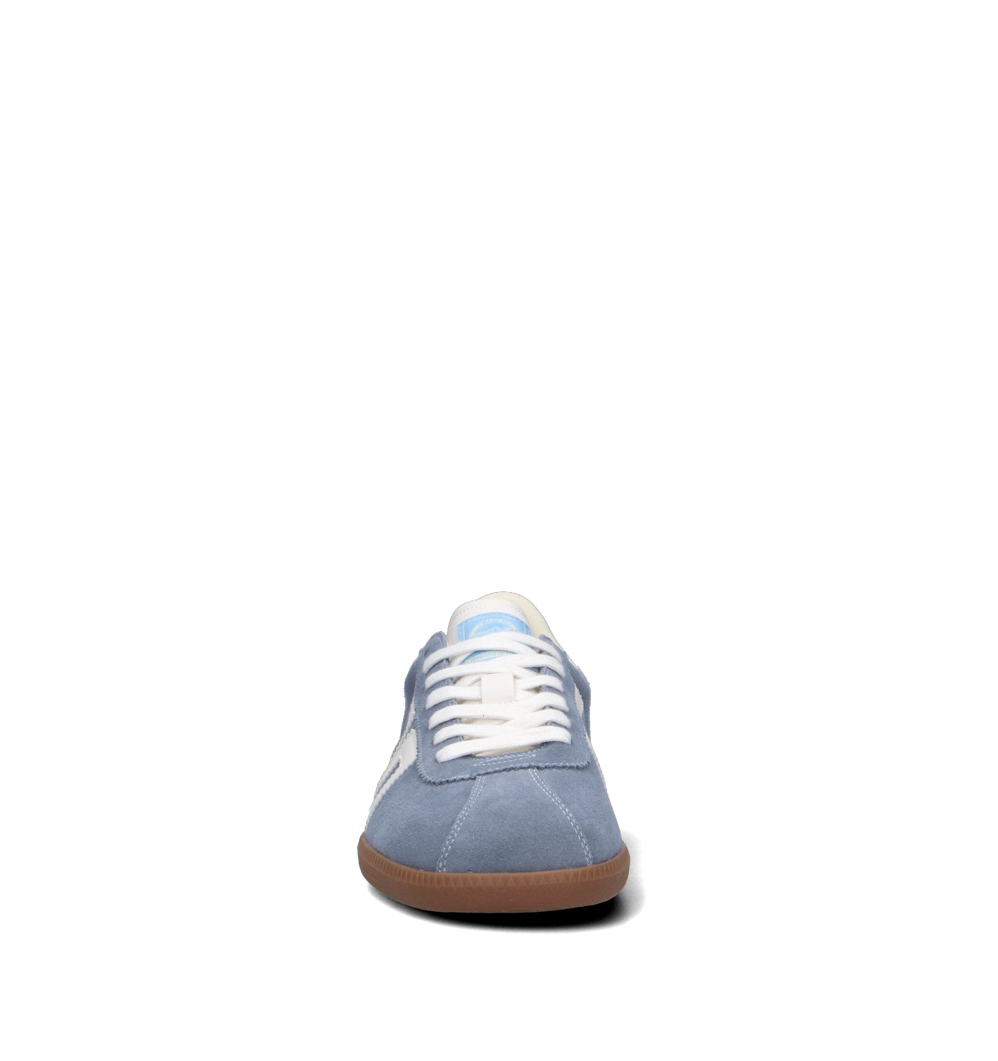 BACK70 Sneaker uomo azzurra in suede