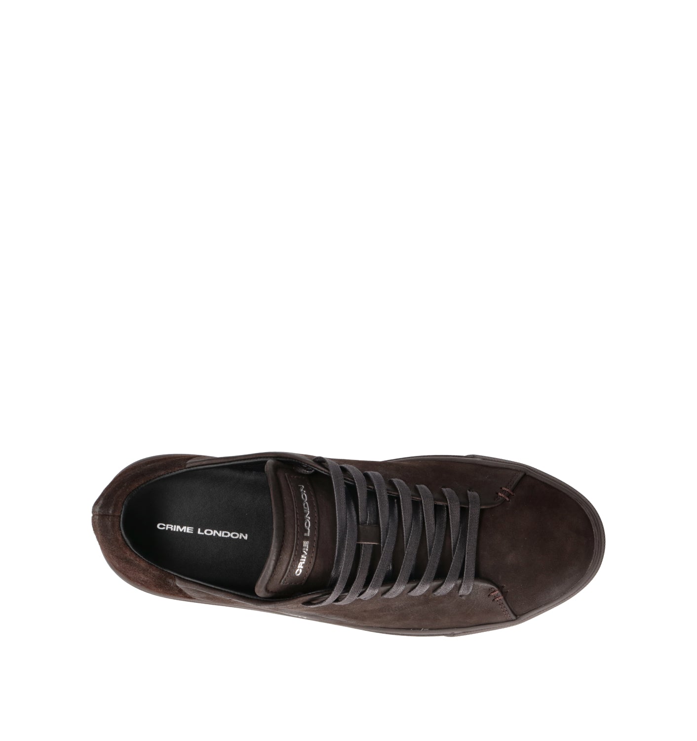 CRIME Sneaker uomo marrone in nabuk