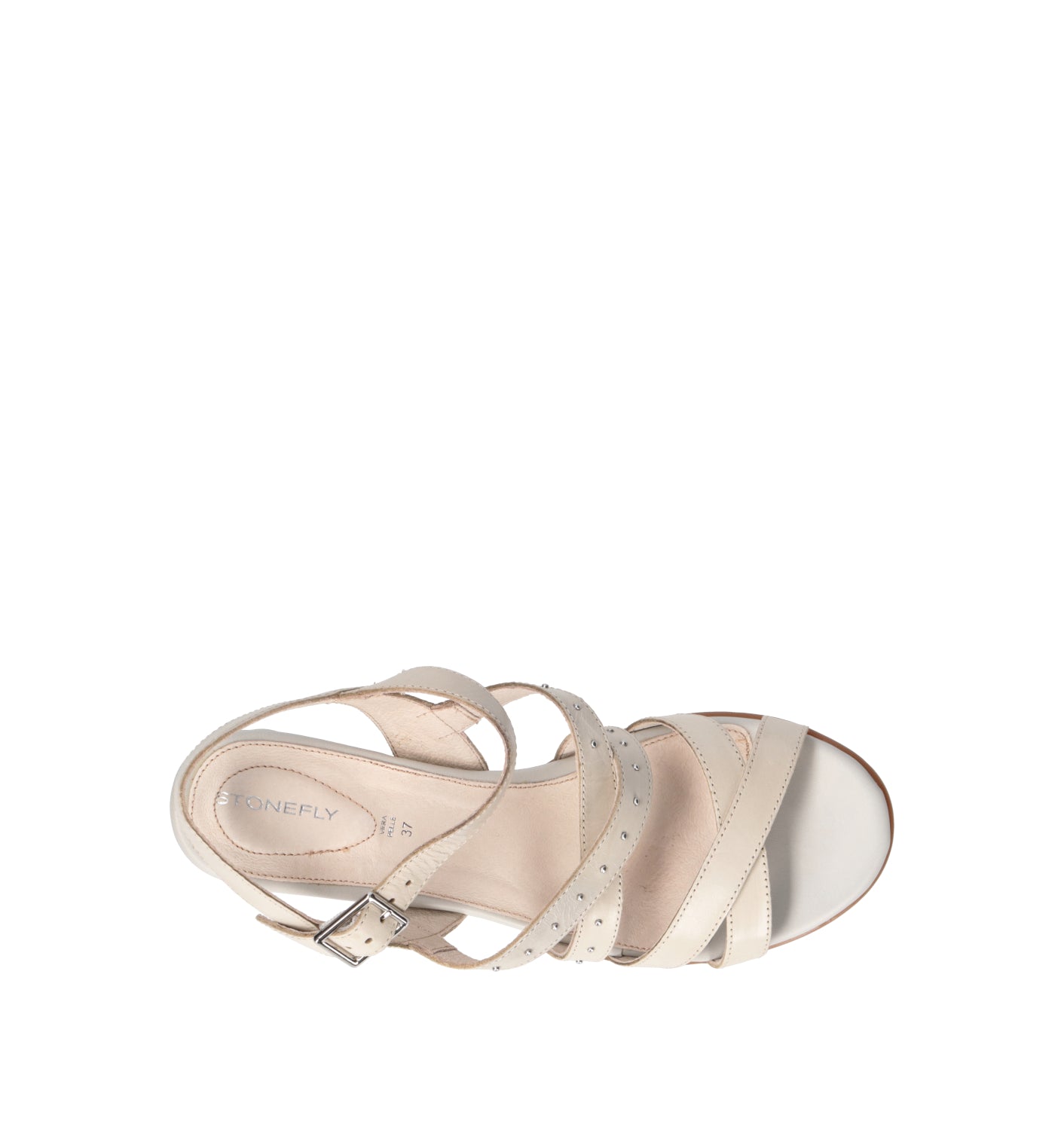 STONEFLY Sandalo donna grigio in pelle