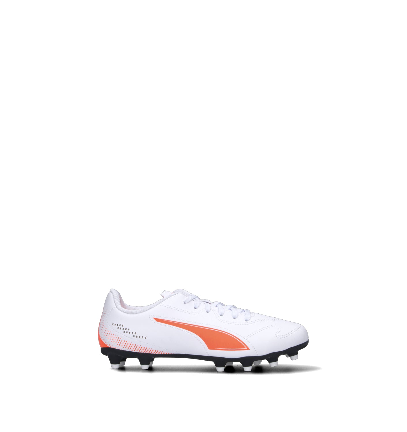 PUMA VITORIA II FG7AG Jr Scarpa calcio bimbo bianca/arancione
