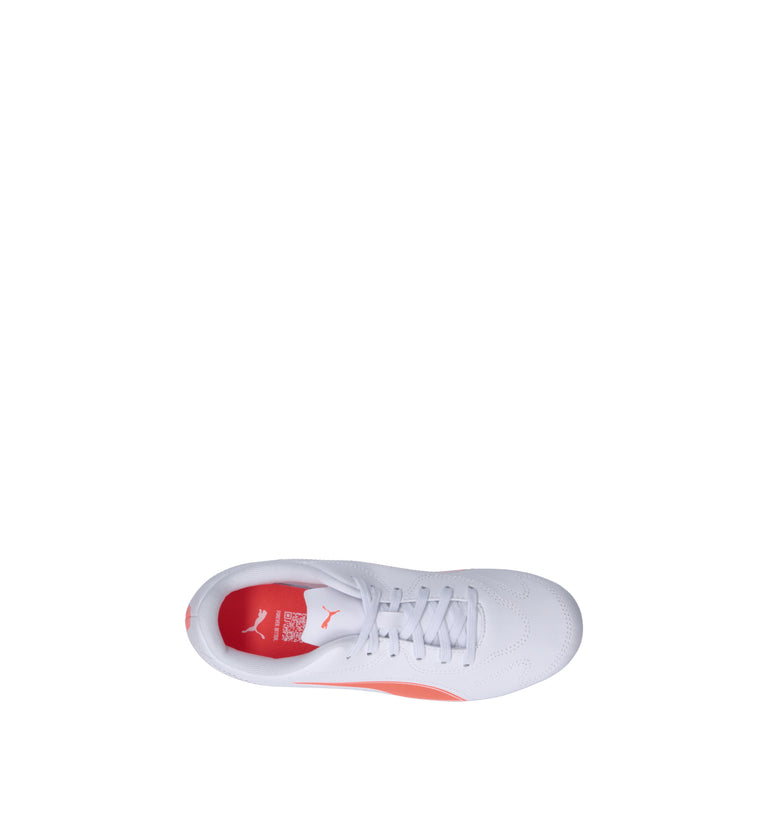 PUMA VITORIA II FG7AG Jr Scarpa calcio bimbo bianca/arancione