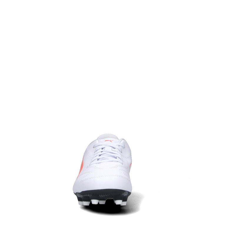 PUMA VITORIA II FG7AG Jr Scarpa calcio ragazzo bianca/arancione