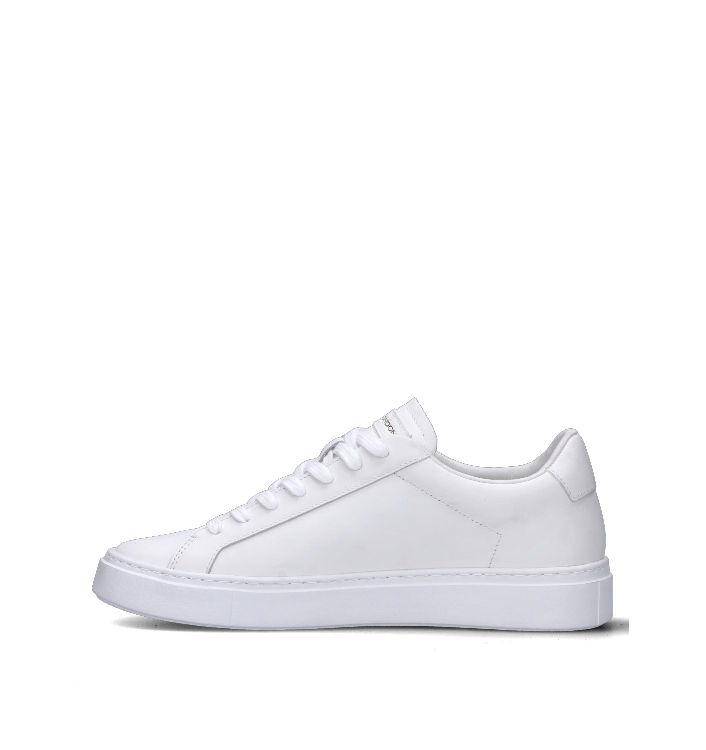 CRIME Sneaker uomo bianca in pelle