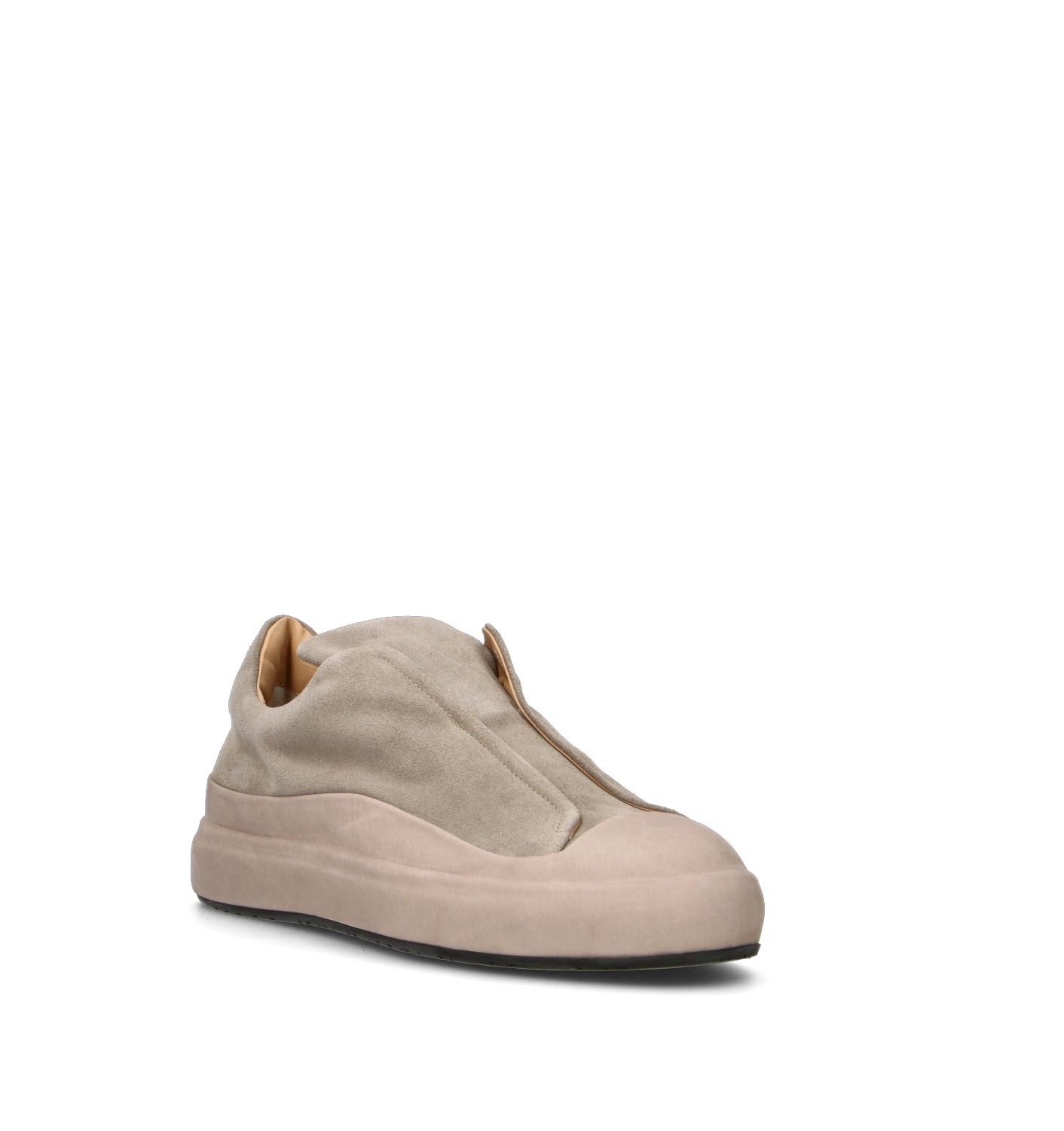 ERNESTO DOLANI Sneaker uomo grigia in suede