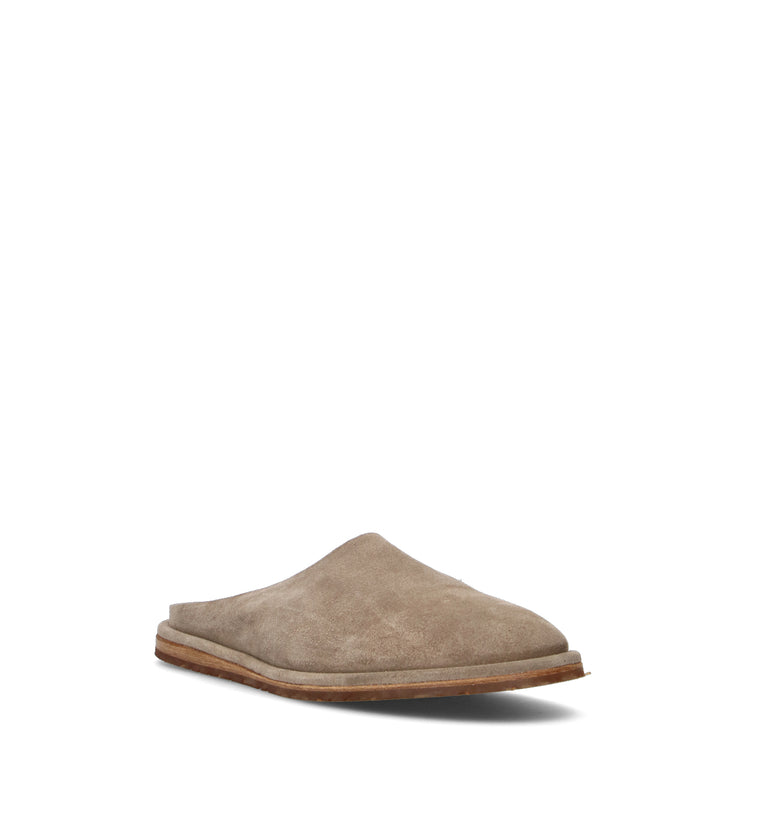 ERNESTO DOLANI Sabot uomo grigio in suede
