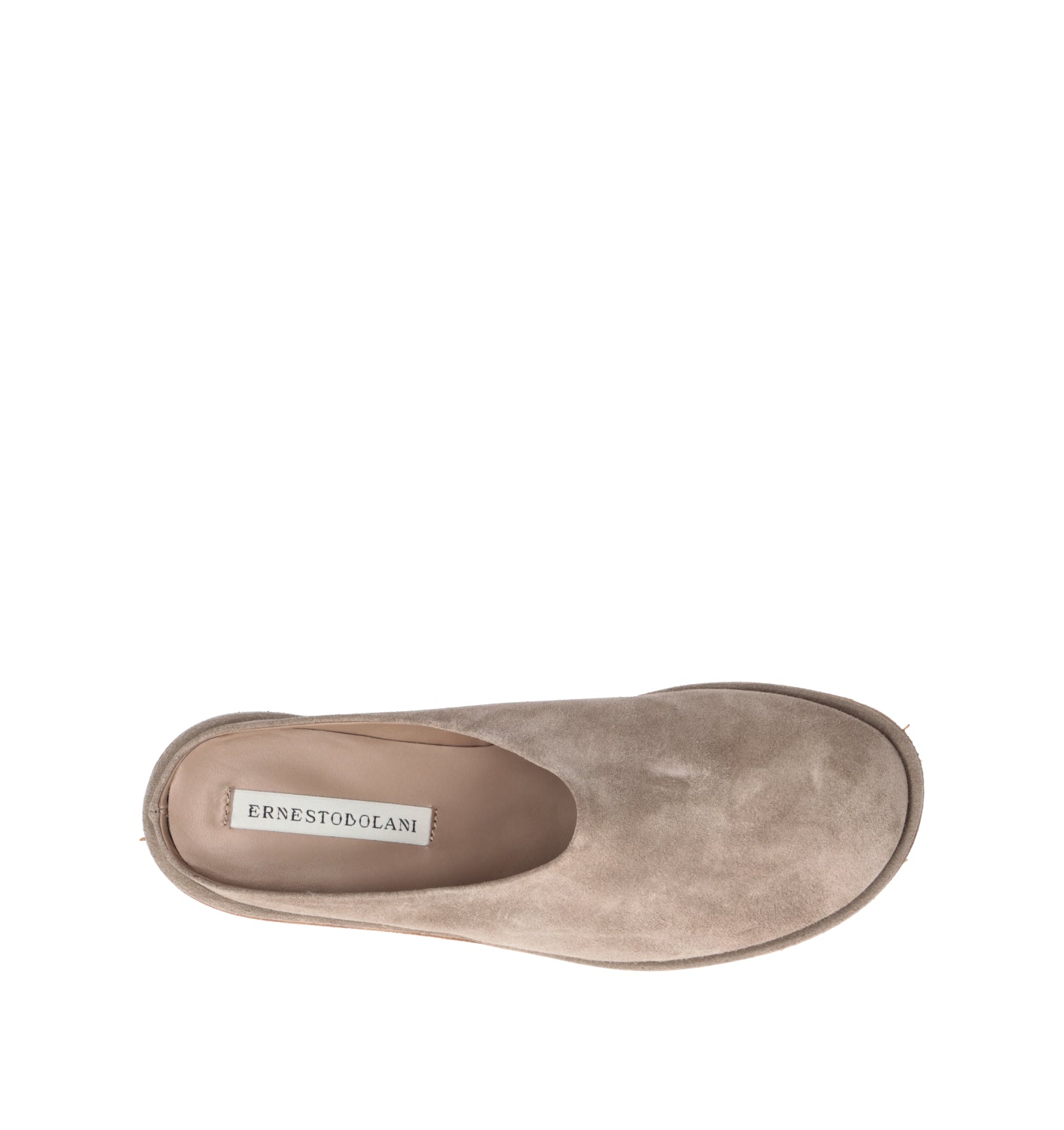ERNESTO DOLANI Sabot uomo grigio in suede