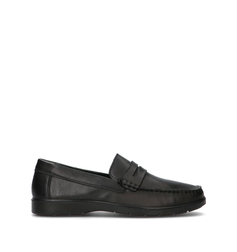 IGI&CO Mocassino uomo nero in pelle