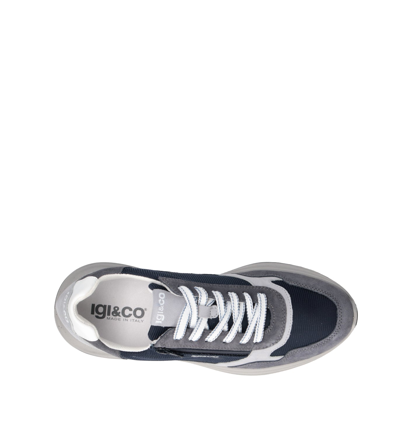 IGI&CO Sneaker uomo grigia/blu