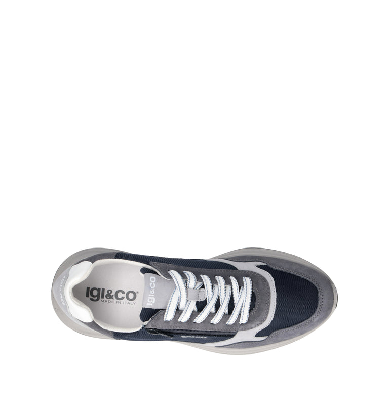 IGI&CO Sneaker uomo grigia/blu