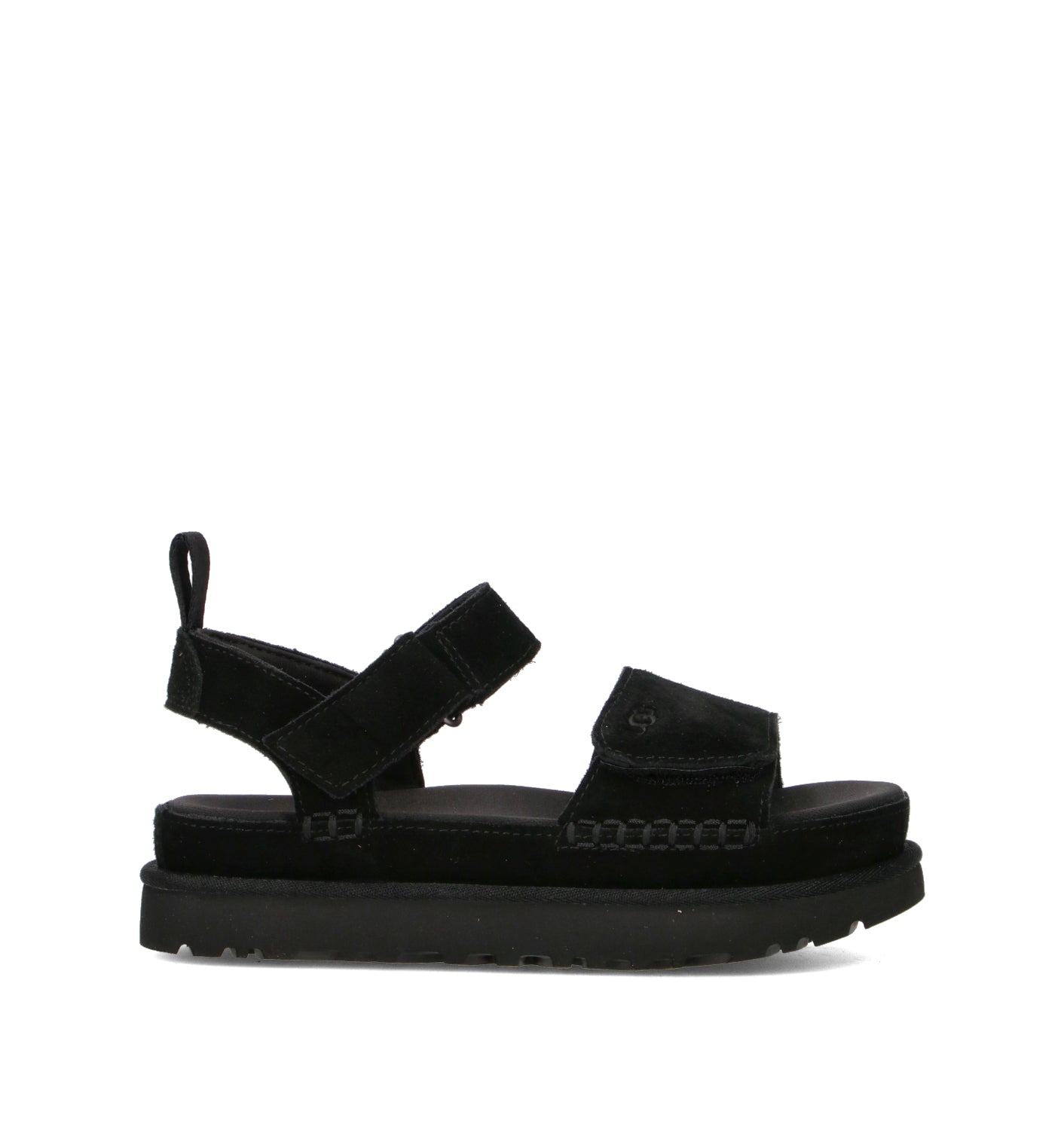 UGG W GOLDENSTAR Sandalo donna nero in suede