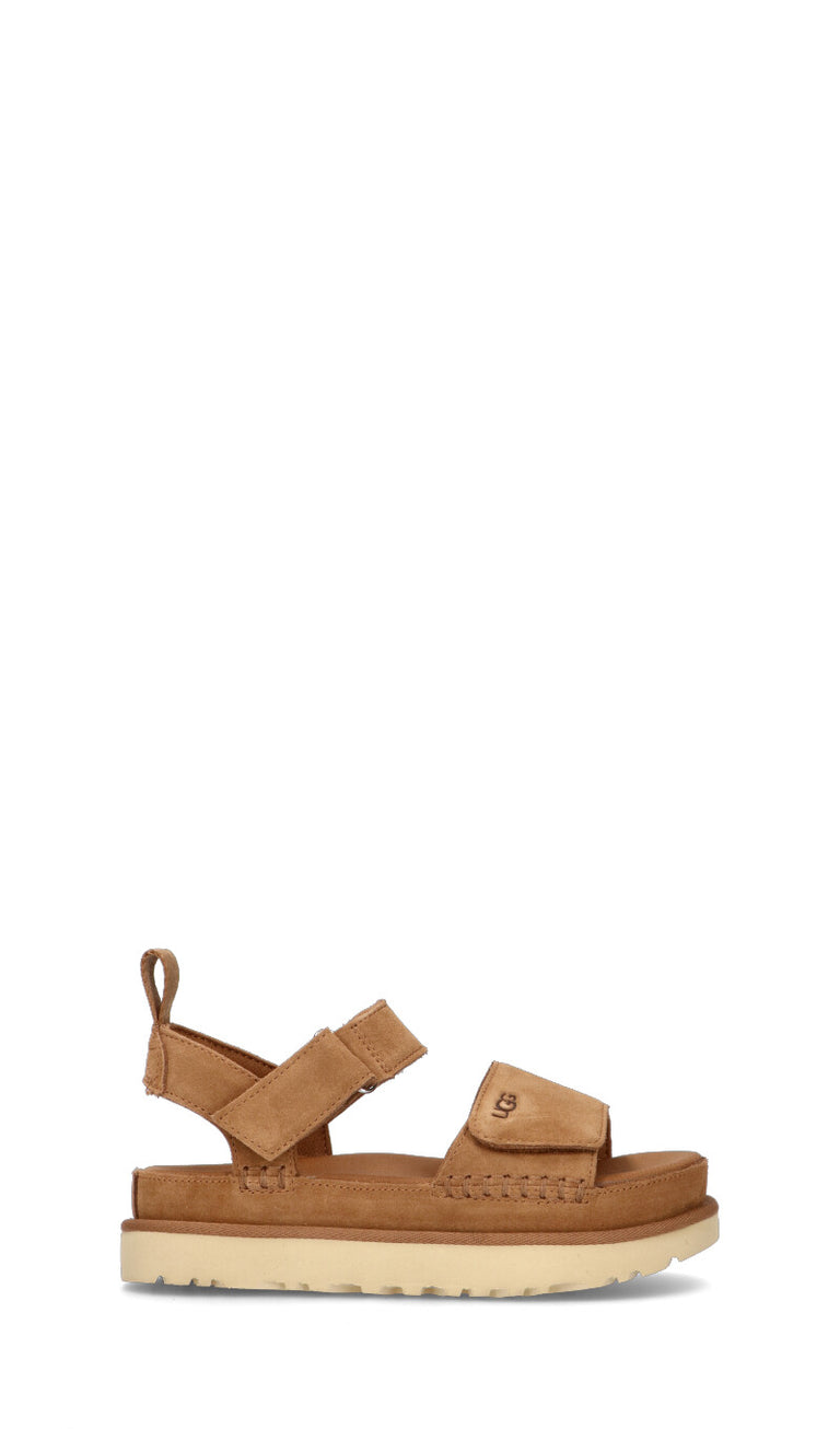 UGG W GOLDENSTAR Sandalo donna chestnut in suede