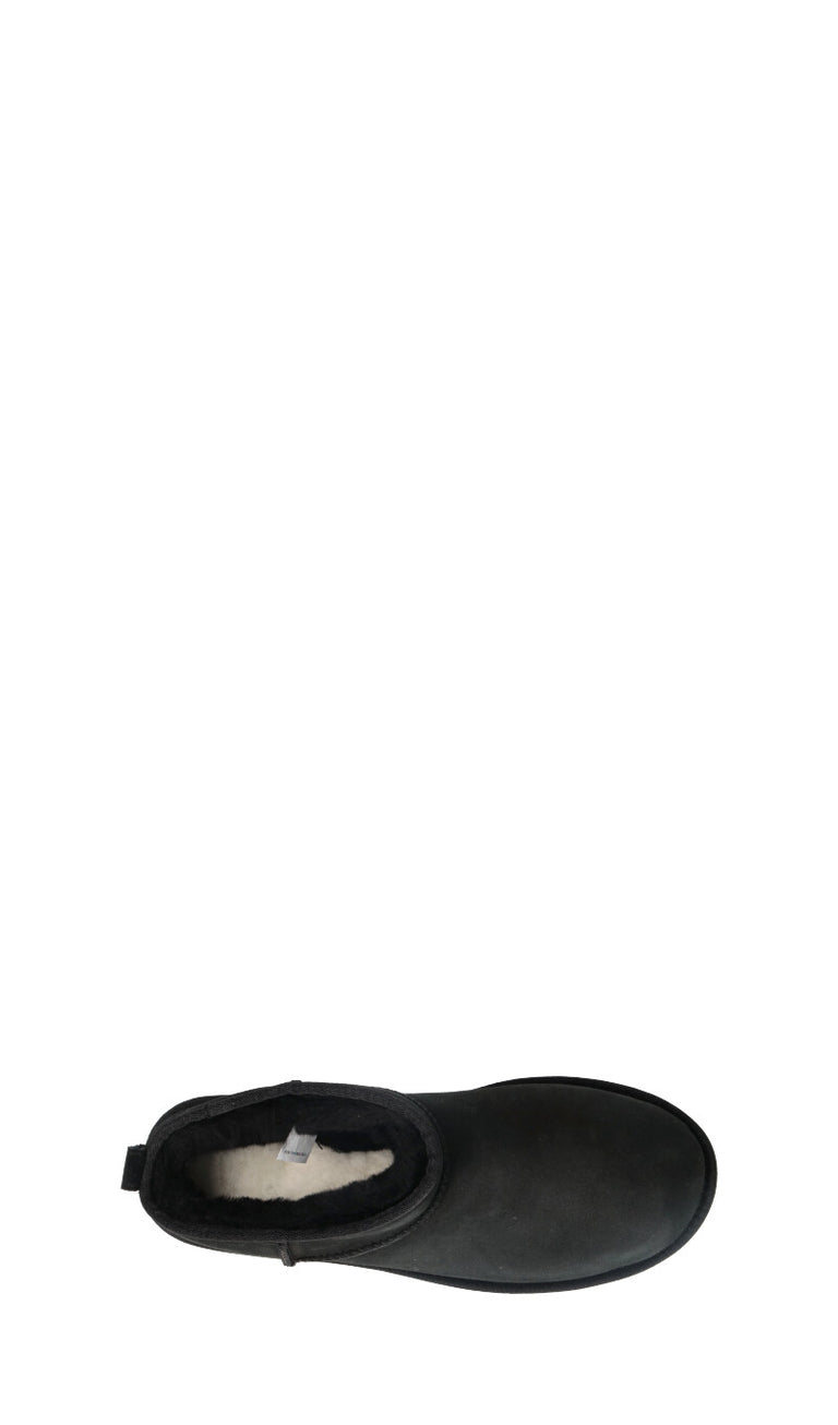 UGG - M CLASSIC ULTRA MINI Stivaletto pelo uomo nero in suede