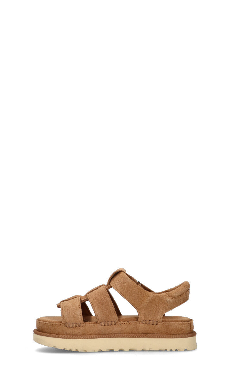 UGG GOLDENSTAR STRAP Sandalo donna chestnut in suede