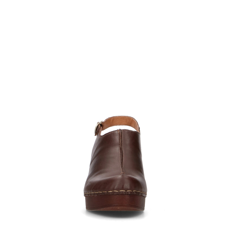VARIOPINTO Slingback donna ebano in pelle