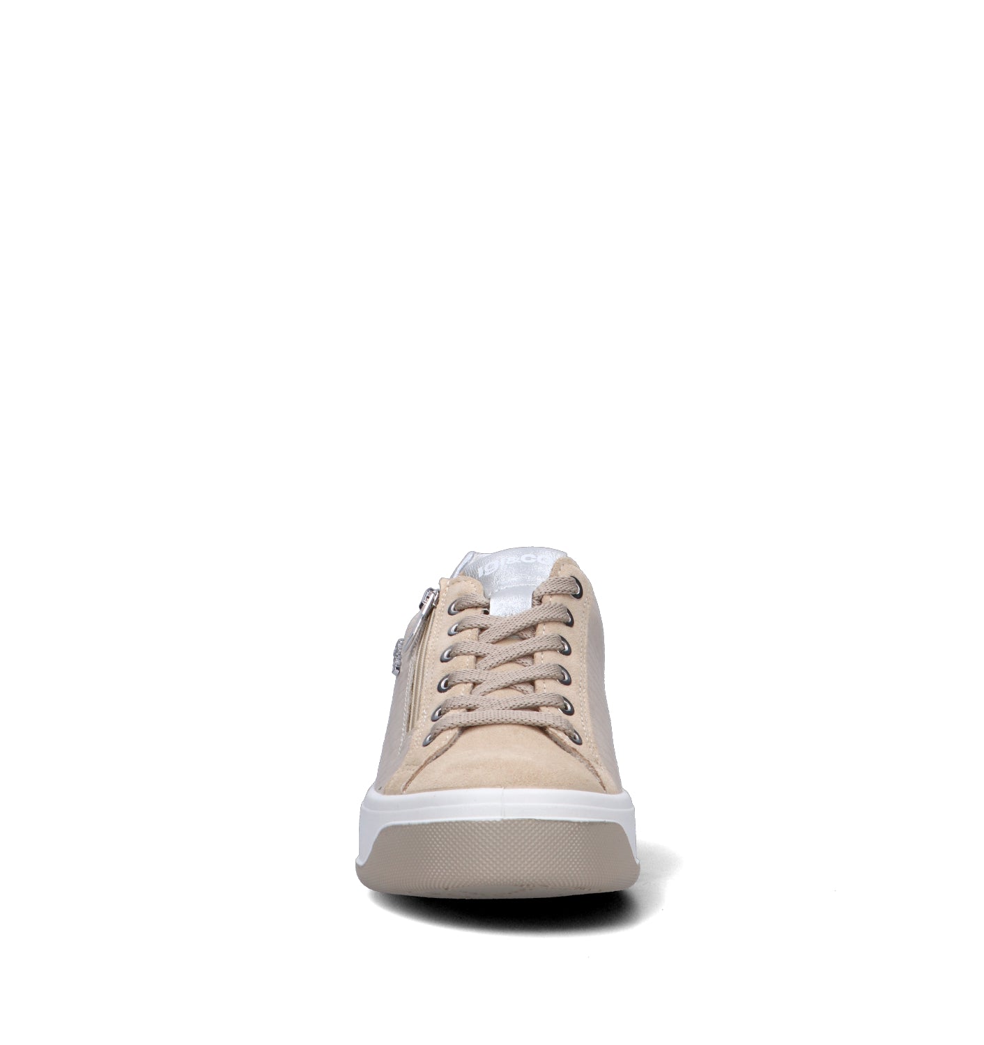 IGI&CO Sneaker donna beige in pelle