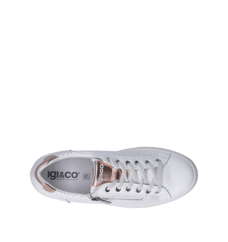 IGI&CO Sneaker donna bianca in pelle