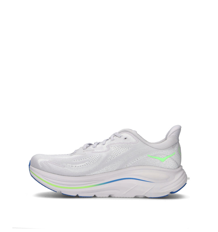HOKA ONE ONE M CLIFTON 10 Scarpa running uomo ash grey/neon green