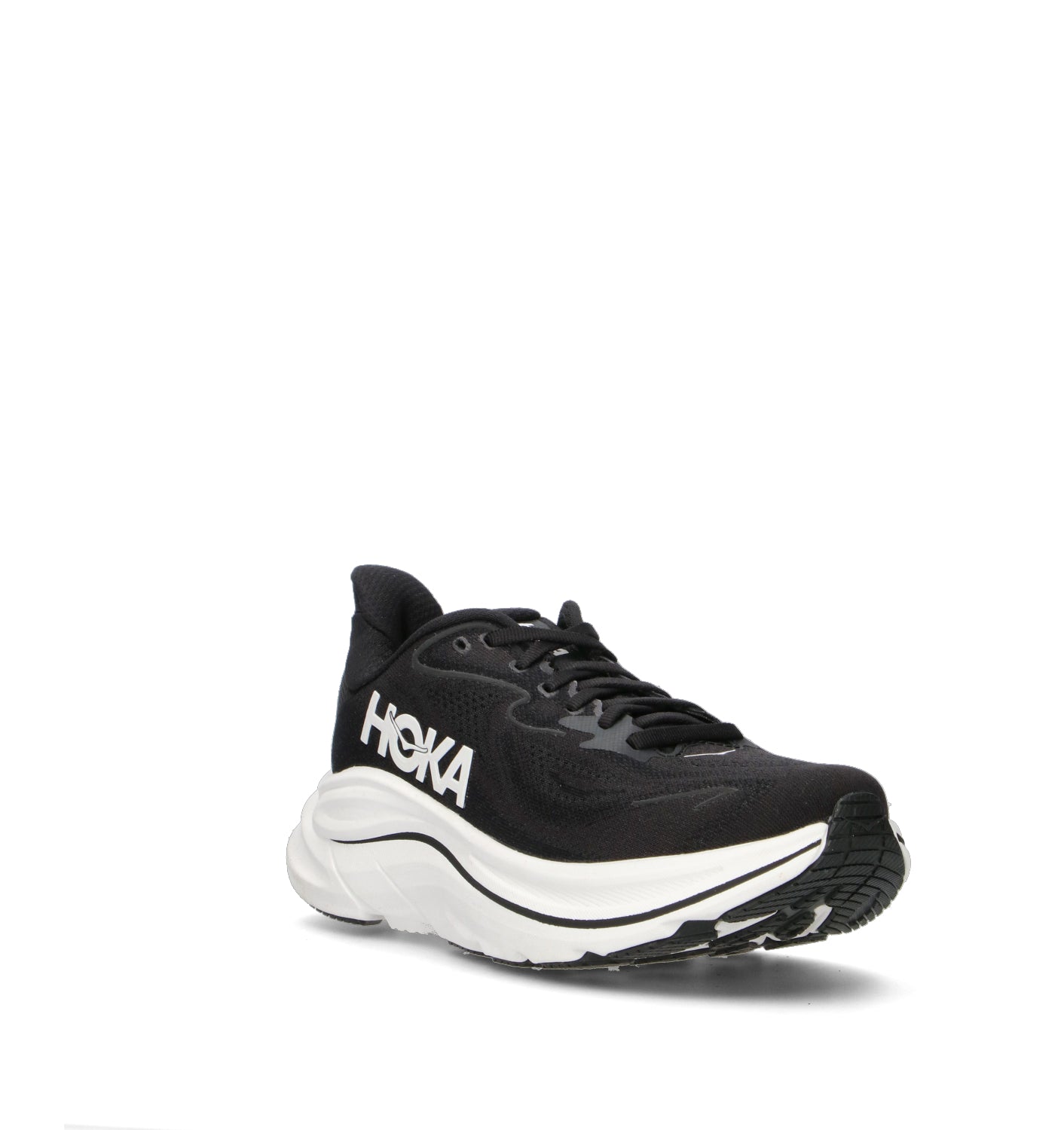 HOKA ONE ONE W CLIFTON 10 Scarpa running donna black/white