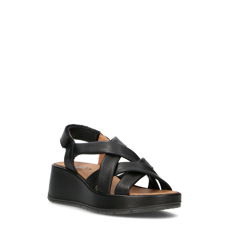 IGI&CO Sandalo donna nero in pelle