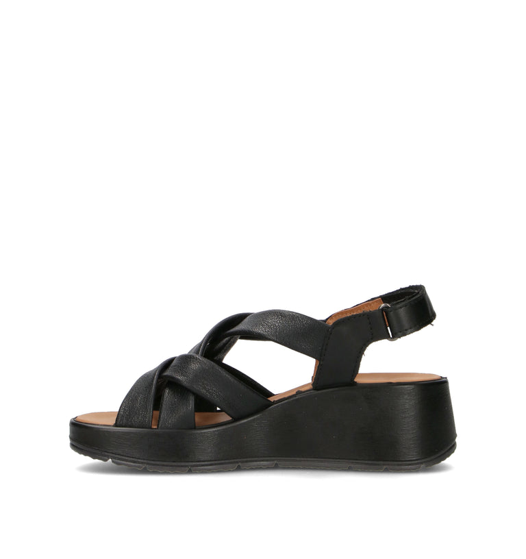 IGI&CO Sandalo donna nero in pelle