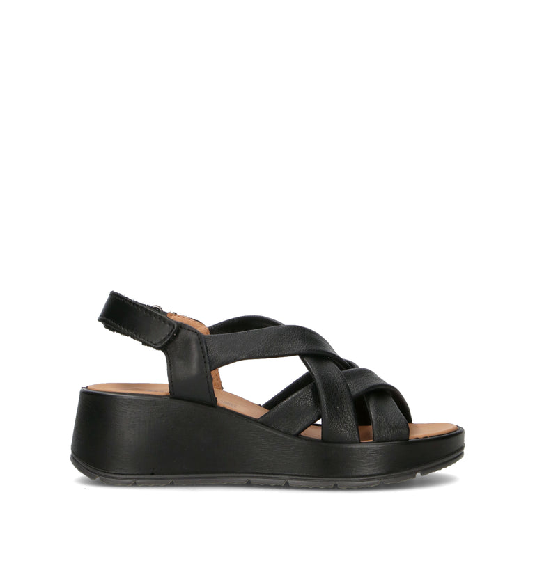 IGI&CO Sandalo donna nero in pelle