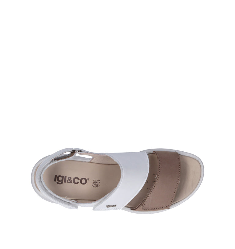 IGI&CO Sandalo donna bianco in pelle