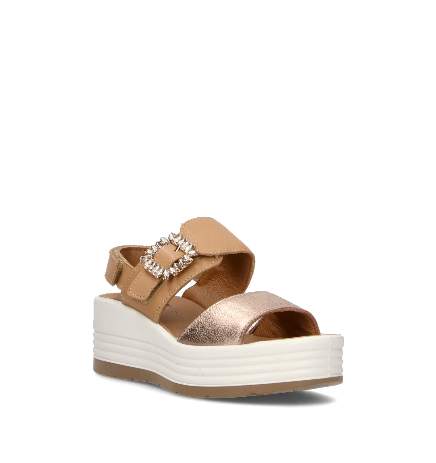IGI&CO Sandalo donna beige/champagne in pelle