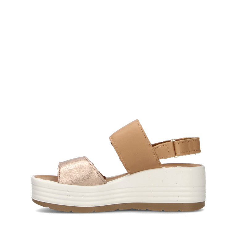 IGI&CO Sandalo donna beige/champagne in pelle