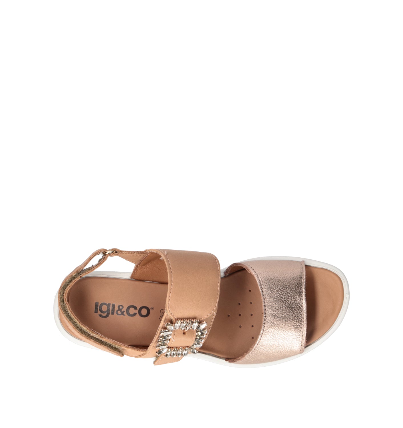 IGI&CO Sandalo donna beige/champagne in pelle