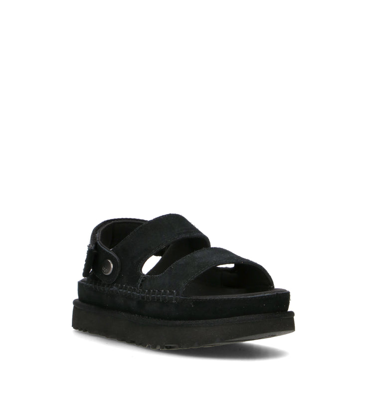 UGG GOLDENSTAR GLIDE Sandalo donna nero in suede
