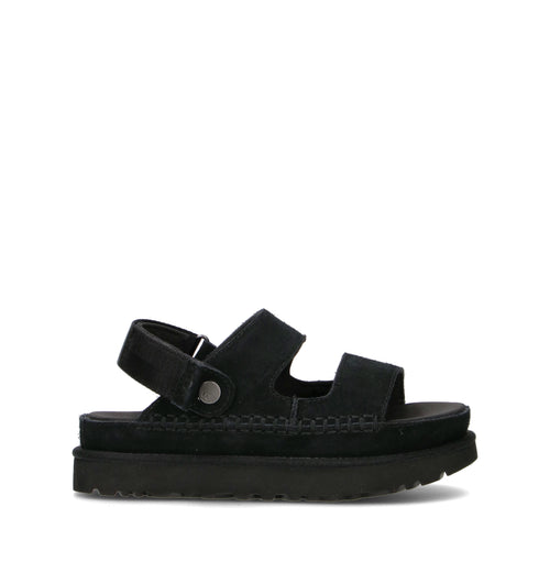 UGG GOLDENSTAR GLIDE Sandalo donna nero in suede