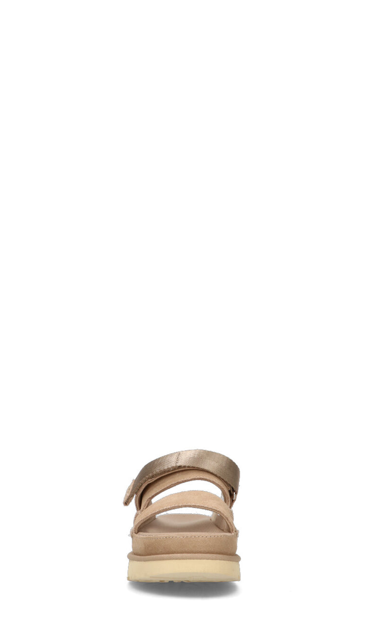 UGG W GOLDENSTAR GLIDE Sandalo donna sabbia in suede