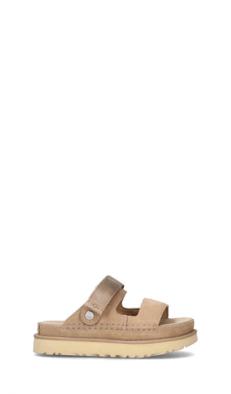 UGG W GOLDENSTAR GLIDE Sandalo donna sabbia in suede