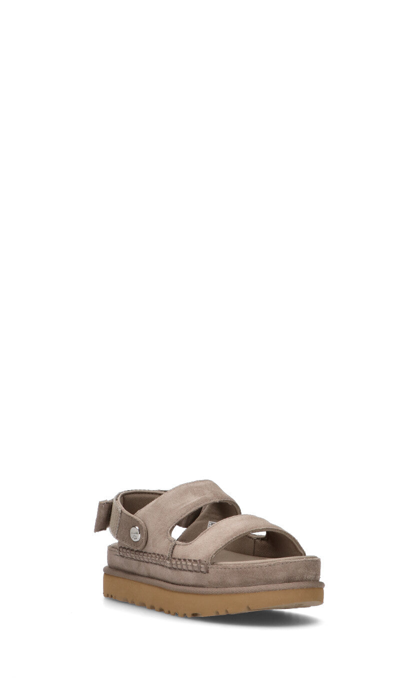 UGG W GOLDENSTAR GLIDE Sandalo donna grigio in suede