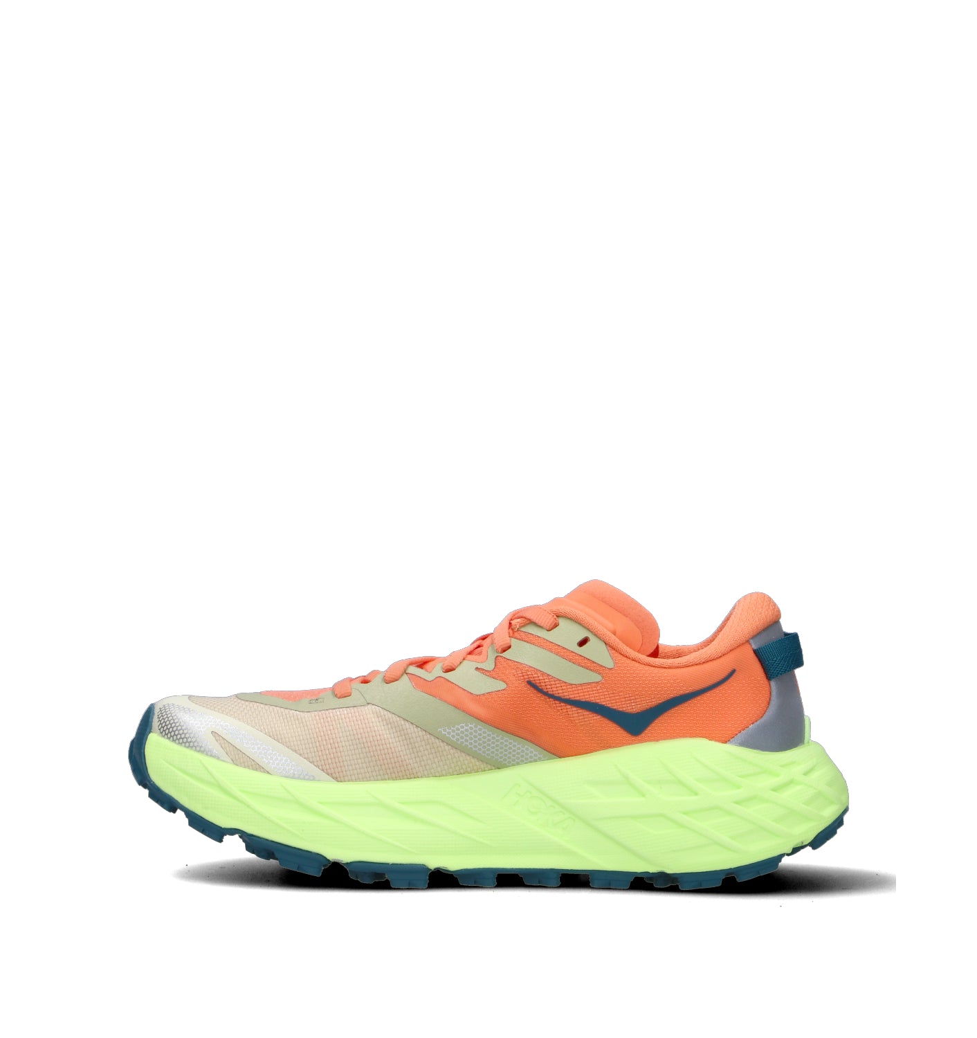 HOKA ONE ONE W SPEEDGOAT 7 Scarpa trail running donna persimmon/neon yuzu