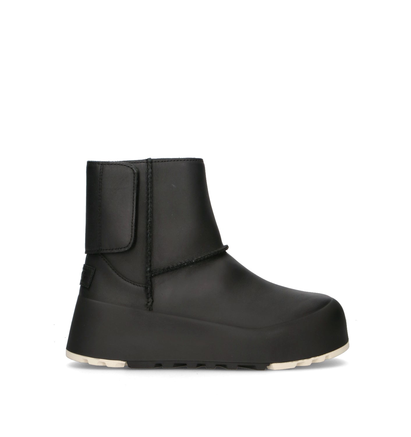 UGG Stivaletto pelo donna nera in pelle