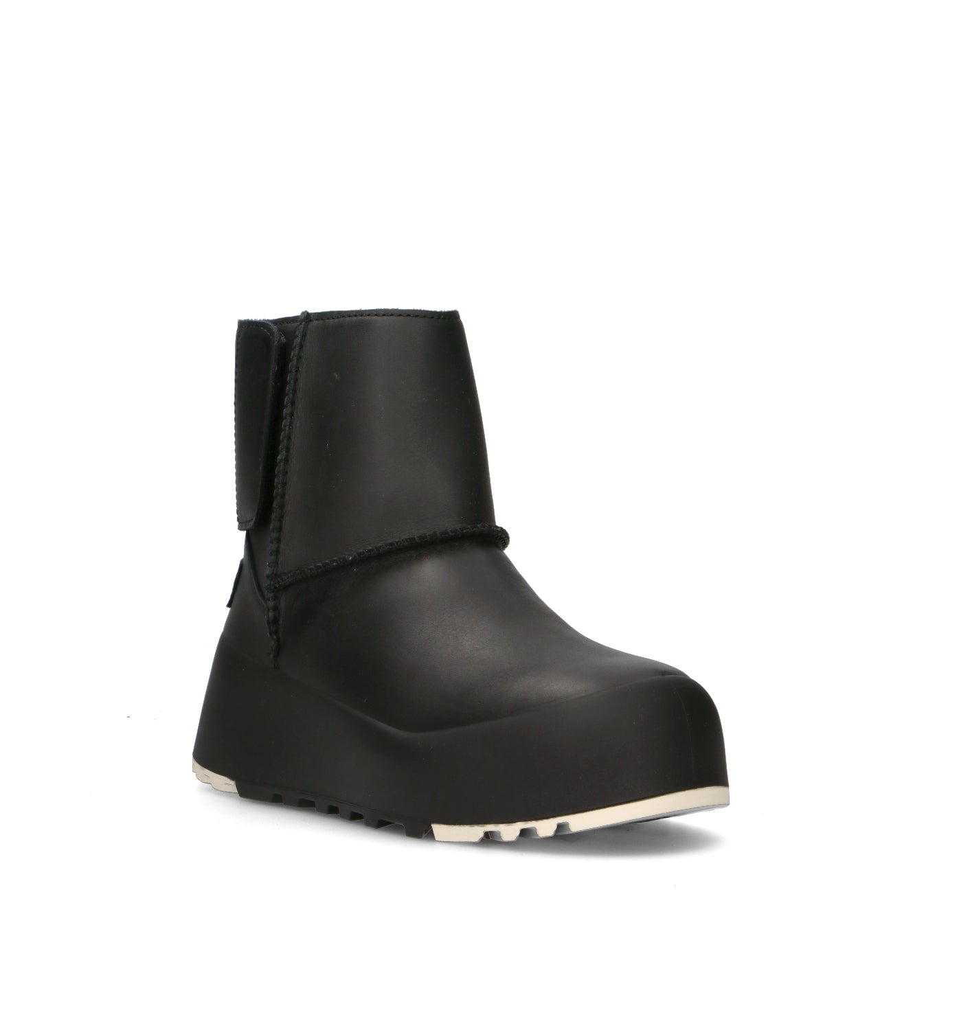 UGG Stivaletto pelo donna nera in pelle