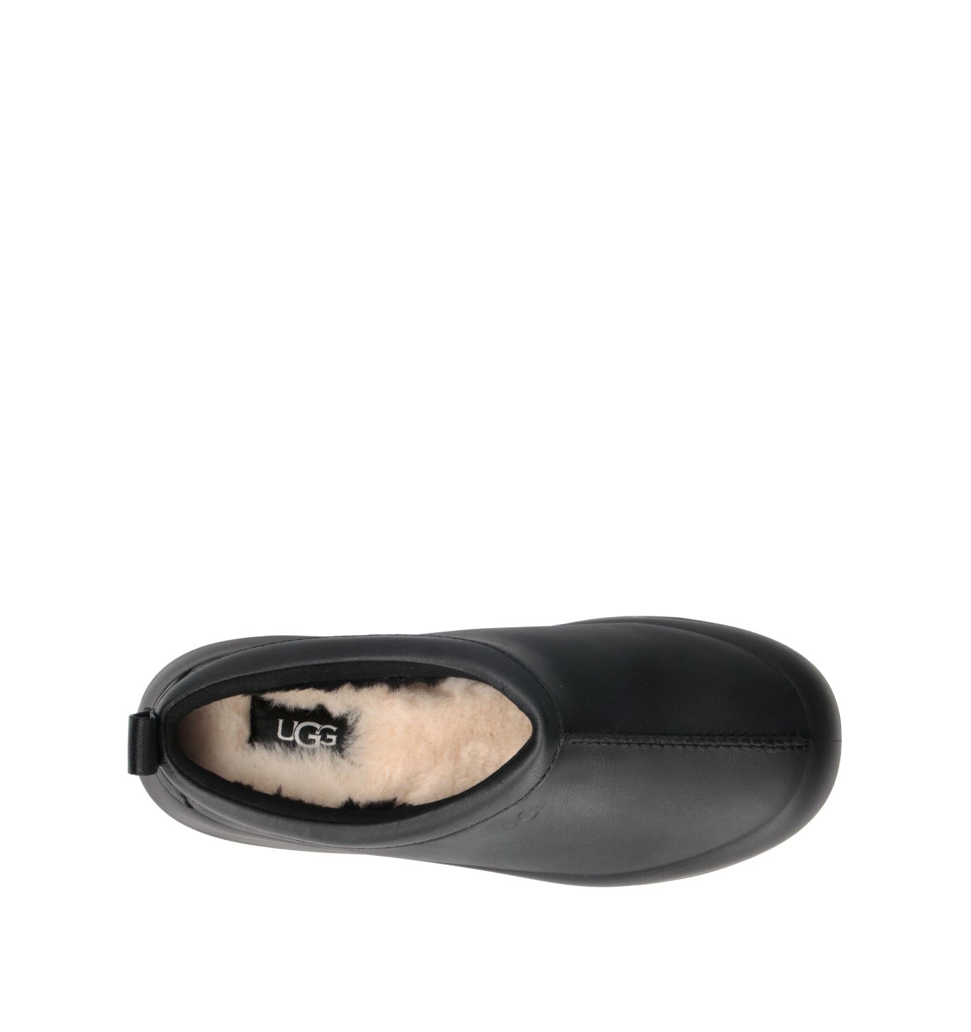 UGG W TASMAN STREETSCAPE LTHR Sabot donna nero in pelle