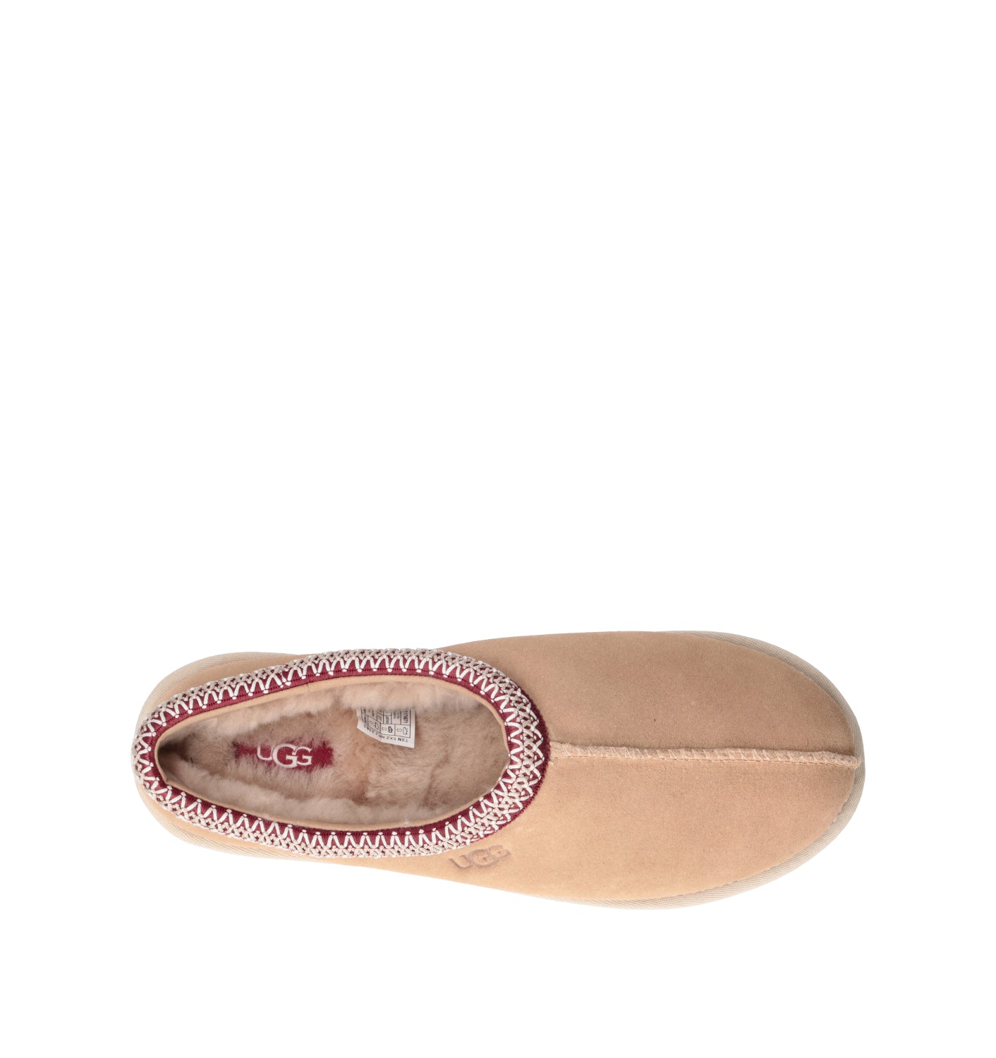 UGG M TASMAN II Sabot uomo driftwood/biking red in suede