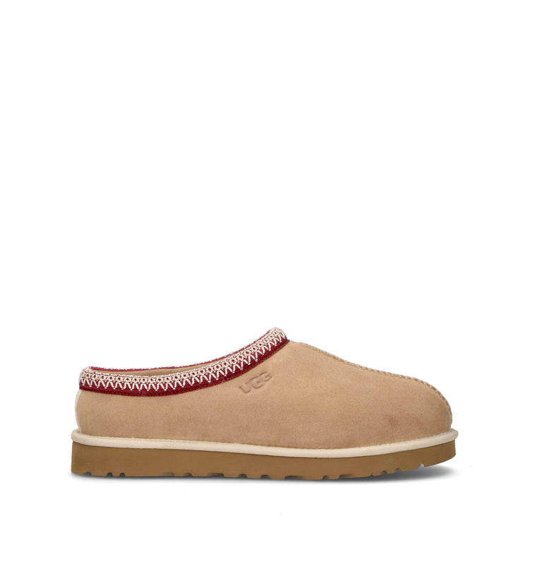 UGG M TASMAN II Sabot uomo driftwood/biking red in suede