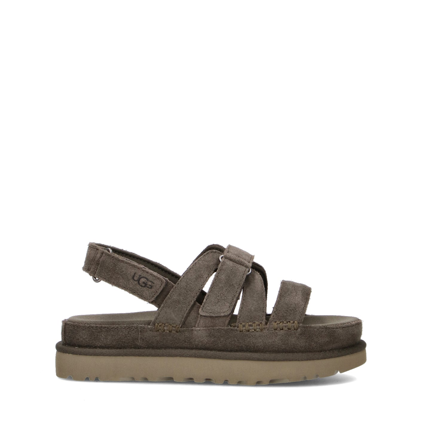 UGG GOLDENSTAR GLEAM Sandalo donna dense smoke in suede