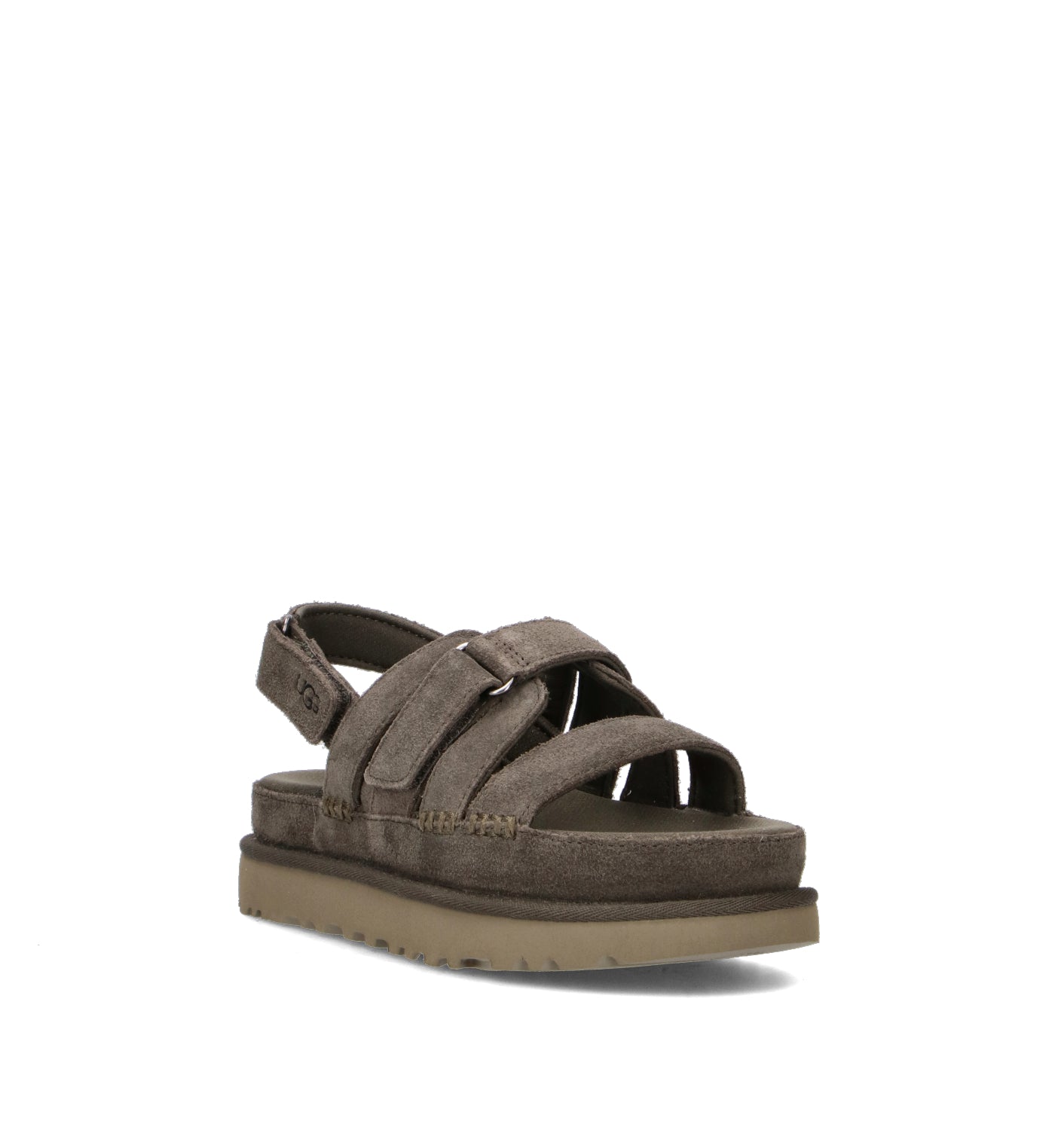 UGG GOLDENSTAR GLEAM Sandalo donna dense smoke in suede
