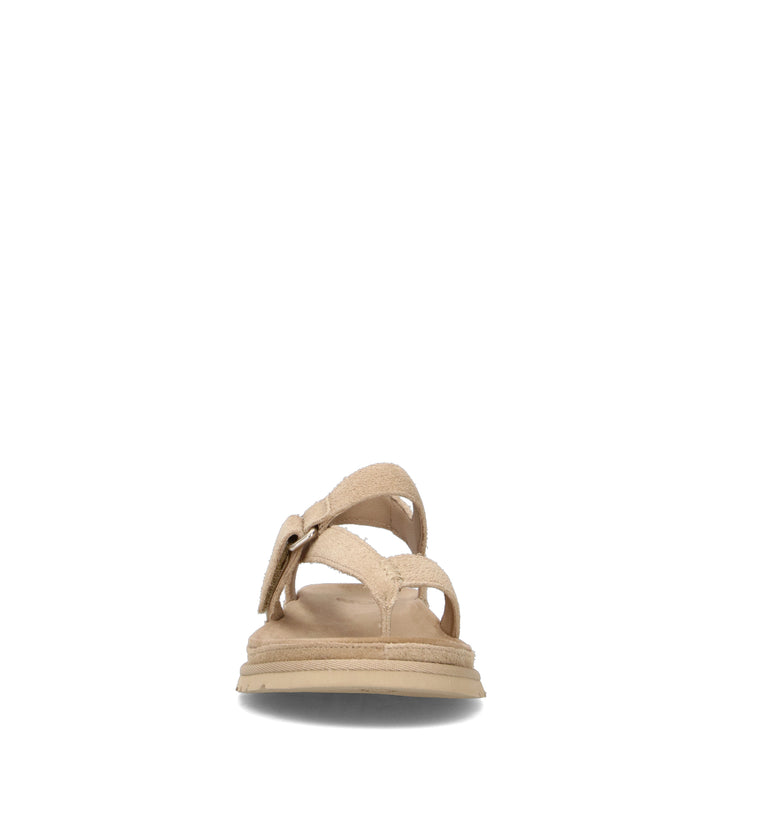 UGG W GOLDENGAZE TOE POST Sandalo donna mustard seed in suede