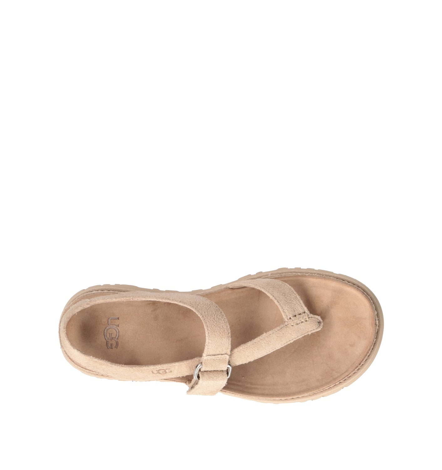 UGG W GOLDENGAZE TOE POST Sandalo donna mustard seed in suede