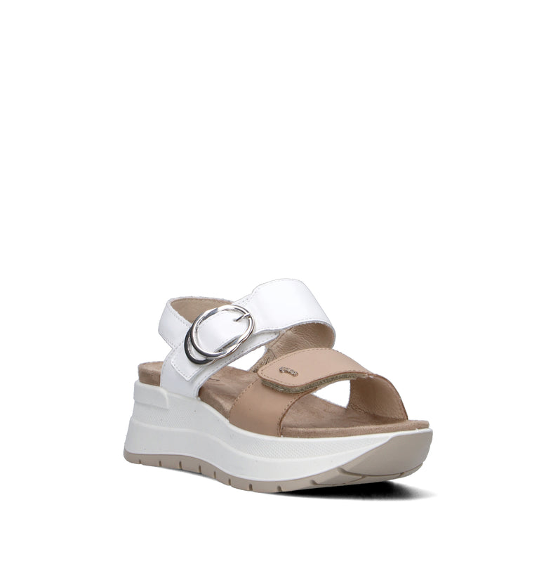 IGI&CO Sandalo donna bianco/beige in pelle