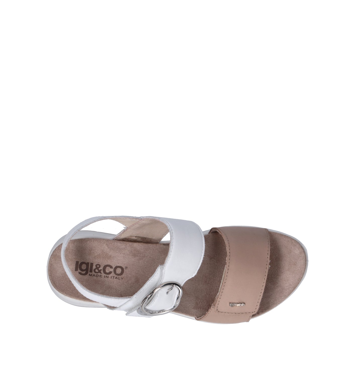 IGI&CO Sandalo donna bianco/beige in pelle