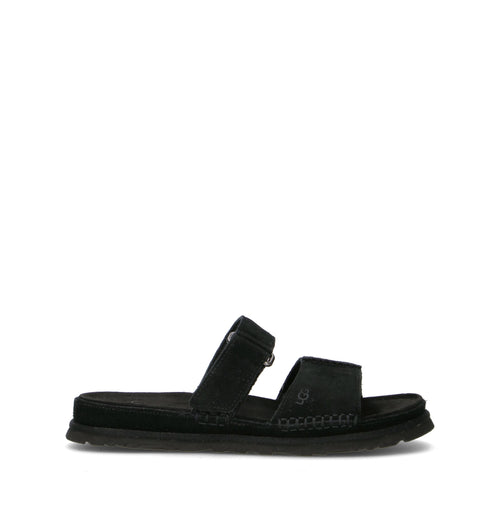 UGG W GOLDENGAZE SLIDE Ciabatta donna nera in suede