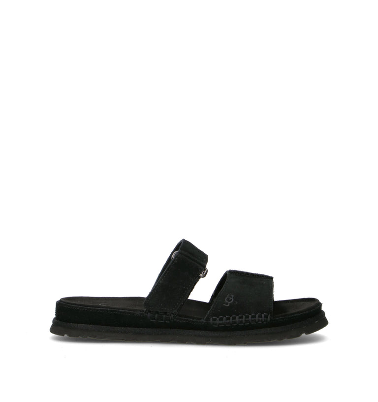 UGG W GOLDENGAZE SLIDE Ciabatta donna nera in suede
