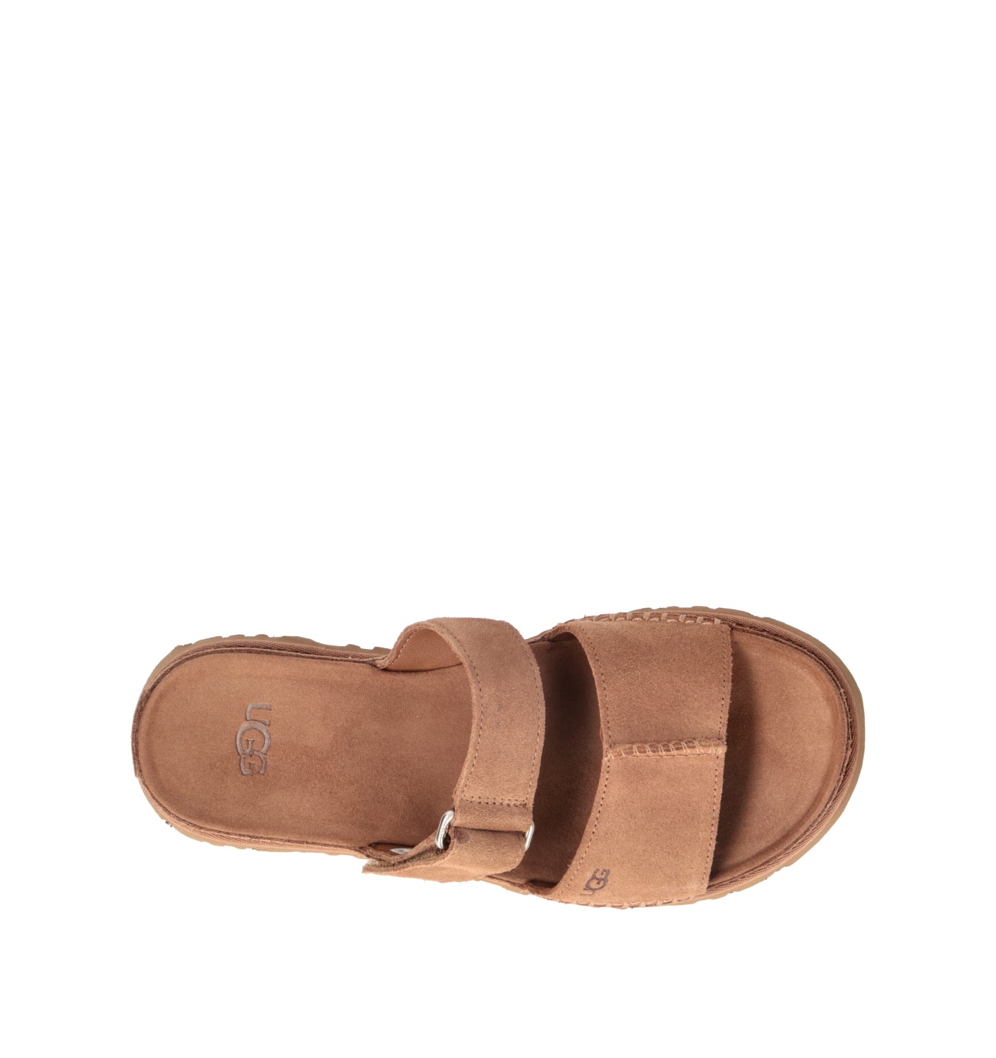 UGG W GOLDENGAZE SLIDE Ciabatta donna chestnut in suede